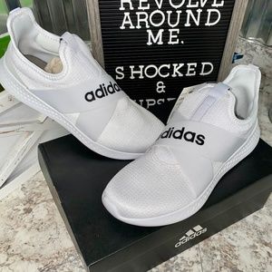 Adidas Puremotion Adapt Shoes (Cloud White/ Core Black/ Dove Grey)
